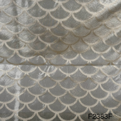Zari Tissue Organza Fabric-F2383